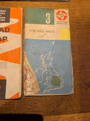 Bundle Vintage Road Maps Atlas BP/Esso/Mobil/National Benzole X 7 Pull Out