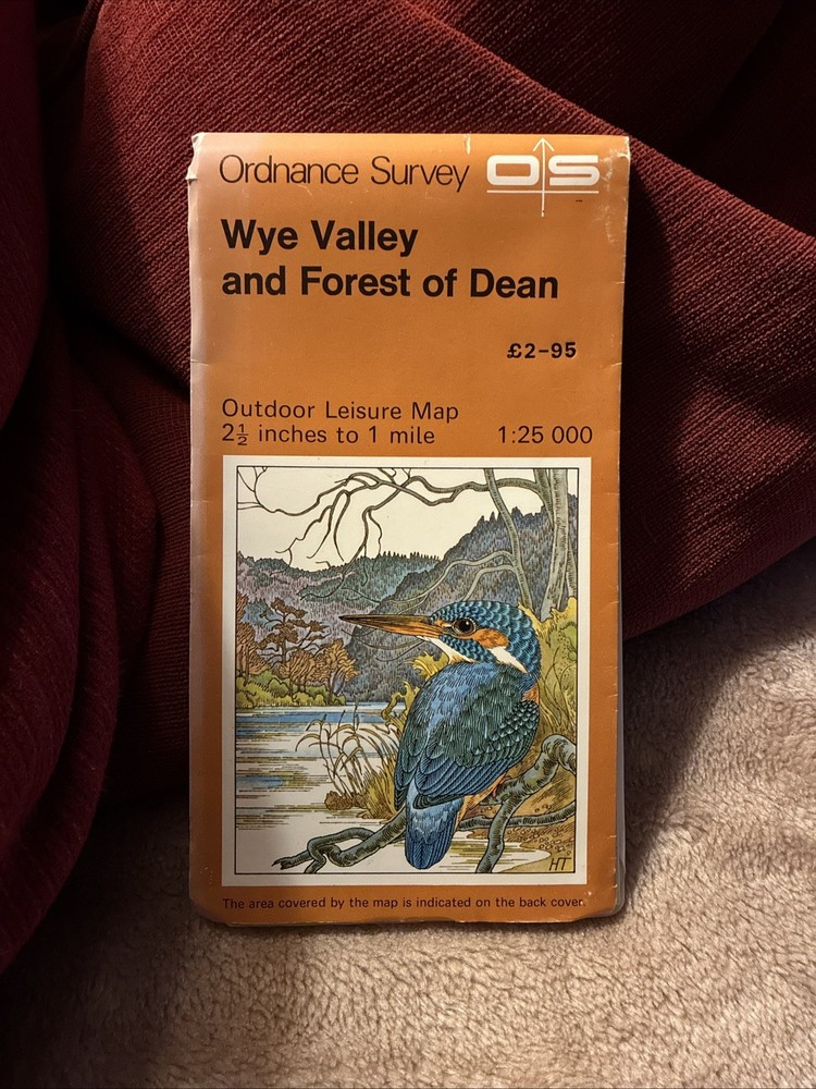 1983 Ordnance Survey Outdoor Leisure Map Wye Valley And The Forest Of Dean