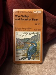 1983 Ordnance Survey Outdoor Leisure Map Wye Valley And The Forest Of Dean