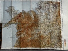 Job lot of 14 vintage maps, including Bartholomew’s Half Inch Cloth Maps