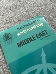 Bartholomew World Travel Map – Middle East – Vintage – Scale 1:4,000,000 – Good