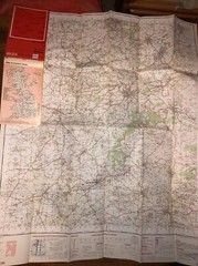 Frome – Old 1972 Ordnance Survey One-Inch Map Sheet 166 Inc Trowbridge Bath