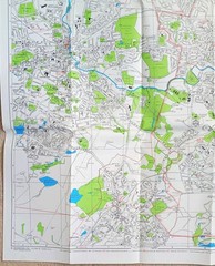 Geographia Large Scale Colour Street Plan: Greater Glasgow.