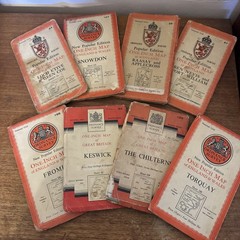 8 Very Rare Vintage Ordnance Survey Contoured Road Map #Maps Knowledge-4