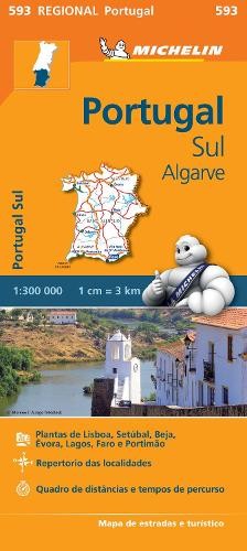 Michelin Portugal Sud – Algrave – Michelin Regional Map 593 (Map)