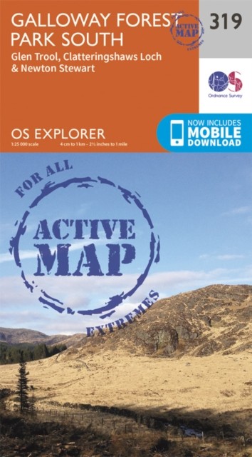 Galloway Forest Park South Map Weatherproof Glen Trool by Ordnance Survey