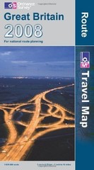 Route Map 2008 (OS Travel Map – Route Map) by Ordnance Survey Sheet map, folded