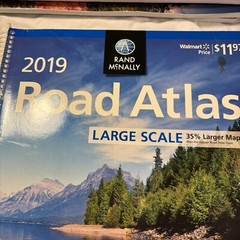 2019 Rand McNally Large Scale Road Atlas, United States