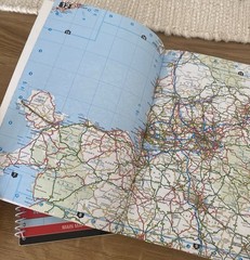 Road Atlas Britain X2 Books 2005 & 2009 Collins And AA