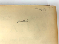 Goode’s School Atlas 1950 Hard Cover Rand McNally (Read Cond re; Covers)