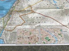 2002 NATIONAL GEOGRAPHIC Middle East Crossroads of Faith & Conflict Map
