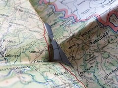 Map of Grand Duche De Luxembourg & Sight Seeing Guide 64 De Rouck