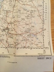 1959 Ordnance Survey Provisional First Series Map Sheet SW33 St Just