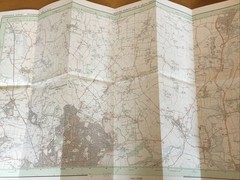 1989 Ordnance Survey Pathfinder Map 1002 TL 05/15 Bedford North & St Neots South