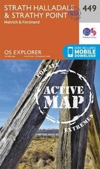 Strath Halladale and Strathy Point (Map) OS Explorer Active Map