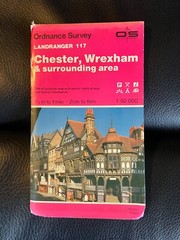 Ordnance Survey Landranger sheet 117 Chester, Wrexham & Surrounding area, 1986