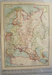 c1907 Harmsworth Plate No. 95-96 Russia in Europe & The Caucasus