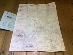 Barnett’s Official Street Plan with Index – Epsom & Ewell (1960s)