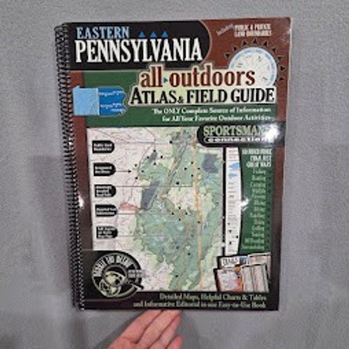 Eastern Pennsylvania All-Outdoors Atlas Field Guide Sportsman’s Connection Map