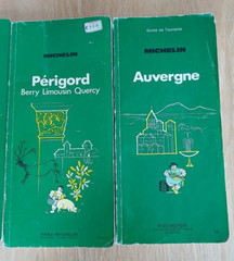 Job Lot of 12 Vintage Michelin European Travel Guides (French Language Versions)