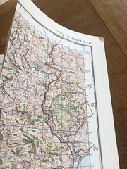Vintage 1962 Topographical Map Sheet N124 Of Esk – New Zealand
