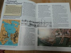 OLD BOOKLET PORTSMOUTH HISTORIC DOCKYARD VISITORS GUIDE BOOK 1992 #1456