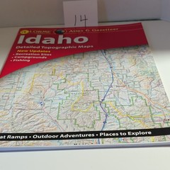 DeLorme Idaho Atlas & Gazetteer Paperback Topographic Maps Book