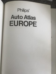 Philip’s Auto Atlas Europe Hardback George Philip & Son 1974 1st Edition 98 Page