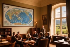 Thematic Map of Earth’s Plate Tectonics Print Art Poster Wall Decor （100x150cm）