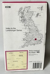 Ordnance Survey Landranger Map – Aylesbury & Leighton Buzzard – Sheet 165 – 1989