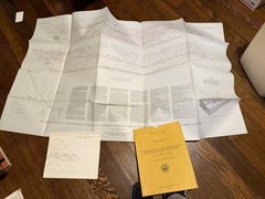 1970 USGS California Map SAN ANDREAS FAULT BETWEEN CHOLAME VALLEY TEJON PASS