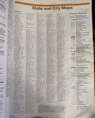 1993 Rand McNally Motor Carriers Road Atlas JB Hunt Book Missing 1 Page 95-96