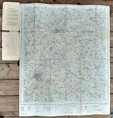 CHELTENHAM EVESHAM Ordnance Survey One-Inch Map Sheet 144 7th Series 1953 (1962)