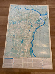 Map Of Torino (Turin) 1983 (German)