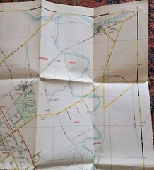 Vintage Map Of Hasting & Environs New Zealand (1955) 39″x 28″ 1st Edition