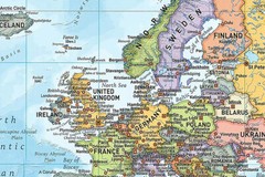 MAP OF THE WORLD POLITICAL MAP POSTER GINANT SIEZE 150 X 100 CM WALL DECOR