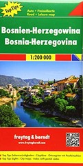 BOSNIA-HERCEGOVINA TOP 15 TIPS ROAD MAP 1:200 000 By Opracowanie Zbiorowe *NEW*