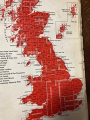 A Vintage ~ OS ORDNANCE SURVEY: One-Inch Map ~ Sheet 100~ LIVERPOOL