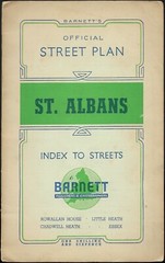 Barnett’s Official Street Plan: St. Albans – 1960s