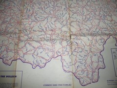 VINTAGE OHIO DIVISION OF WILDLIFE – MAPS OF OHIO – UNDATED – FREE SHIPPING