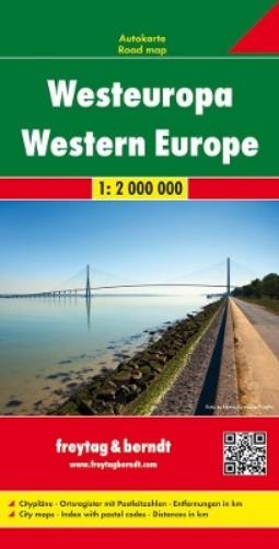 Western Europe Road Map 1:2 000 000 (Map) (UK IMPORT)