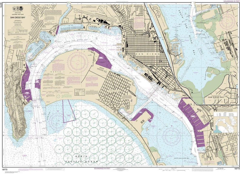 San Diego Bay | Waterproof NOAA Chart 18773