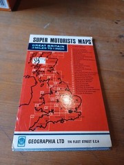 Map Geographia Map Inverness & Skye 3miles To 1 Inch Motorist Map Scotland