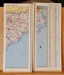 Rand McNally the road atlas Compact U.S. CA Mexico 2000 Spiralbound VG