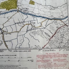 Vintage Ordinance Survey Map Sheet Lympne Kent 1938