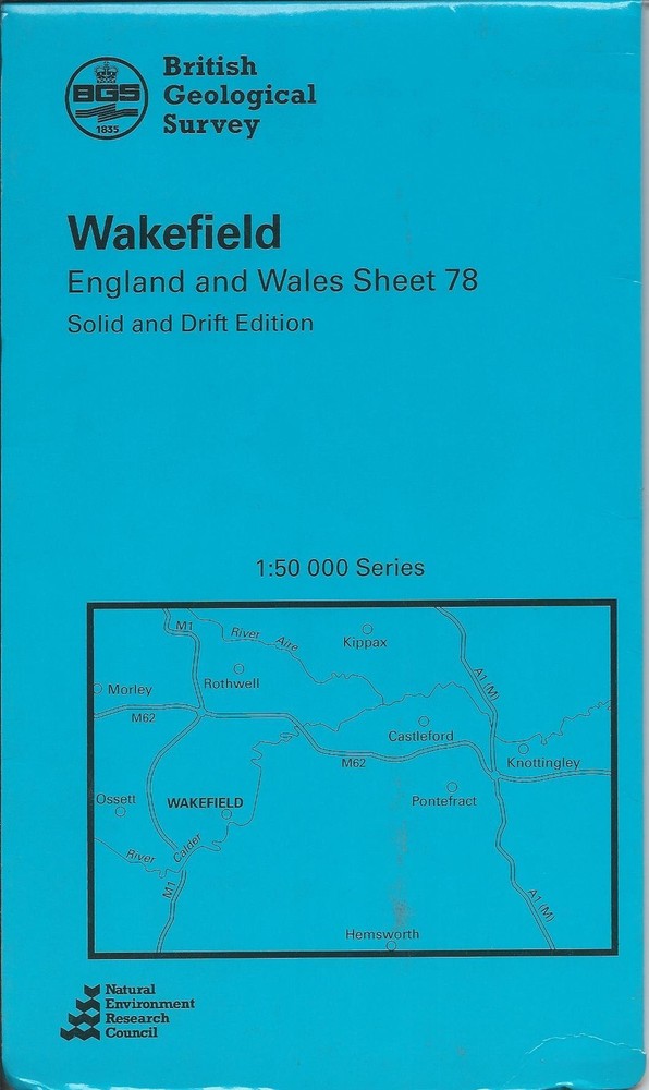 Wakefield (Map) 1: 50 000 Series Geological Maps (England & Wales) (UK IMPORT)