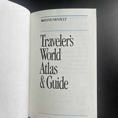 Rand Mcnally, Travelers World, Atlas, And Guide Executive Edition