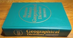 Websters Geographical Dictionary Third Edition Like New Shape