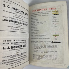 Vintage Robinson’s Sydney & Suburbs Street Directory 21st Edition Map Book