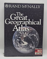The Great Geographical Atlas Hardcover Rand McNally Staff World
